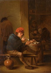 Il fumatore da David Teniers the Younger