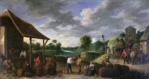 La vendemmia da David Teniers the Younger