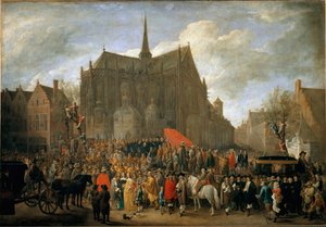 Il gioco del papegai a Bruxelles da David Teniers the Younger
