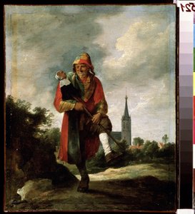 Un idiota da David Teniers the Younger