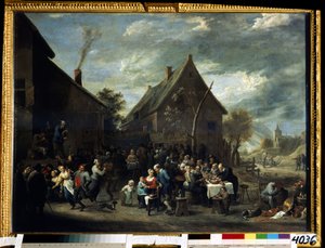 Un matrimonio contadino da David Teniers the Younger