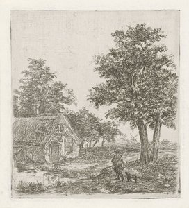 Cacciatore in un paesaggio da David van der Kellen