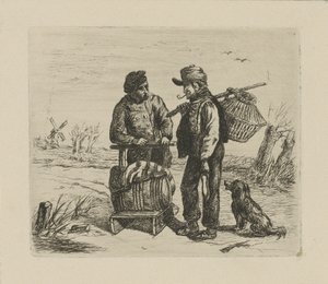 Paesaggio invernale da David van der Kellen