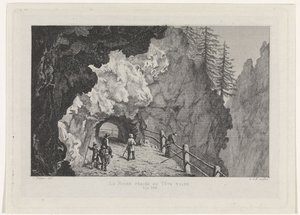 Passaggio nelle rocce da David van der Kellen