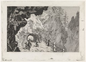 Passaggio nelle rocce