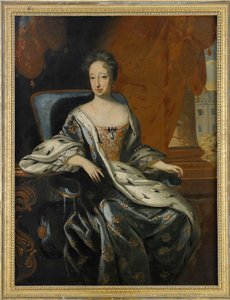 Ritratto di Edvige Eleonora di Holstein-Gottorp, regina di Svezia e Finlandia da David von Krafft
