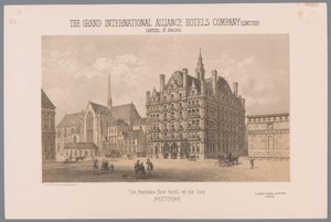 Progetto per un hotel proposto sulla Dam ad Amsterdam da Day and Co.