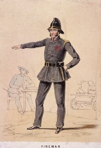 Un pompiere, 1855 da Day and Son