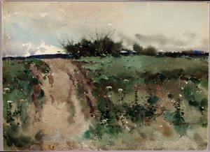 Schizzo di paesaggio da De Lancey Gill