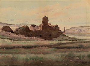 Rovina di Pueblo Bonito, Chaco Canyon, Nuovo Messico