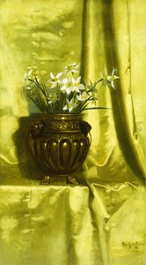 Narciso in un Vaso di Ottone da De Scott Evans