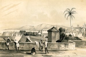 Goa, dalla cortina superiore, India