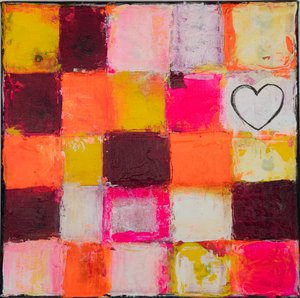 Cuore a griglia colorato da Deb Chaney