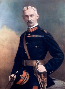 Maggior Generale G Barton, comandante della 6ª Brigata di Fanteria, 1902