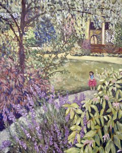 Fata dei fiori, 2019 (acrilico su tela) da Deborah Eve Alastra