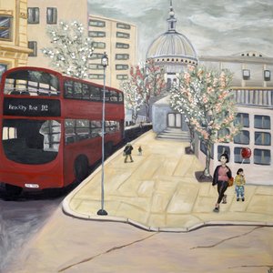 Londontown, 2017 (acrilico su tela)