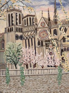 Colombe di Notre Dame, 2018 (acrilico su tela) da Deborah Eve Alastra