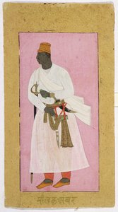 50.14/8 Ritratto di Malik Ambar, iscritto in Devanagari, 