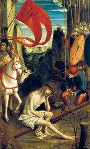 La meditazione di Cristo (Cristo in meditazione seduto sulla croce), c. 1520 da Defendente Ferrari