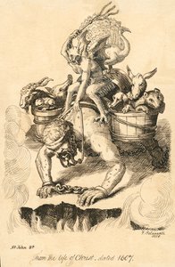 Uomo cavalcato da un demone (incisione)