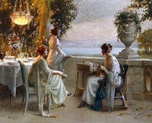 Una serata sulla terrazza