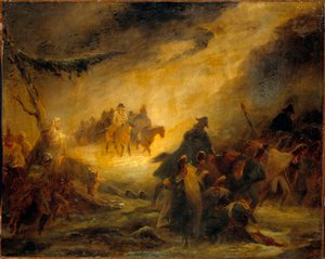 Episodio della ritirata russa. Guerra napoleonica (1812)