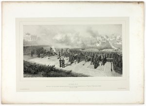 Batteria n.10, da Souvenirs d’Italie: Expédition de Rome