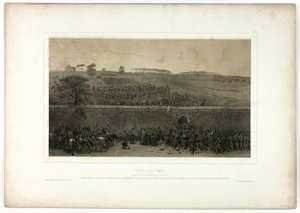 Cattura della Villa Pamfili, da Souvenirs d’Italie: Expédition de Rome