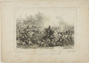 Carica degli ussari repubblicani da Denis Auguste Marie Raffet