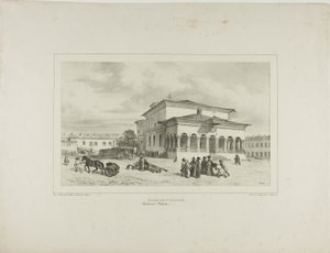 Chiesa di San Giorgio, Bucarest, Valacchia, 13 luglio 1837 da Denis Auguste Marie Raffet