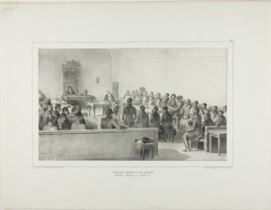 Assemblea generale dei boiardi, Bucarest, Valacchia, 15 luglio 1837 da Denis Auguste Marie Raffet