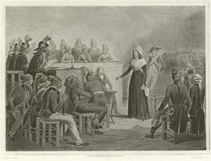 Maria Antonietta al Tribunale Rivoluzionario da Denis Auguste Marie Raffet
