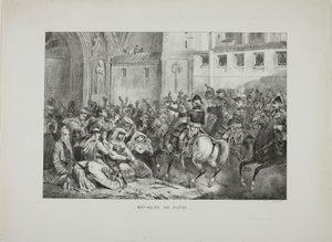 Rivolta di Pavia da Denis Auguste Marie Raffet