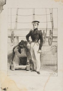 Royal Navy, equipaggio di linea, guardiamarina della nave da Denis Auguste Marie Raffet