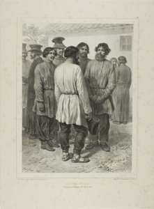 Contadini russi da Denis Auguste Marie Raffet