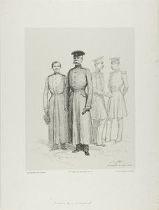 Prigionieri russi di Bomarsud da Denis Auguste Marie Raffet