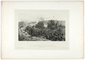 Sortita della guarnigione romana..., da Souvenirs d