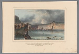 Ponte distrutto, 1832
