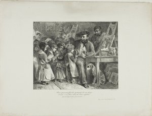 Voi che avete fatto i ritratti dei nostri padri... li fareste anche dei loro figli da Denis Auguste Marie Raffet
