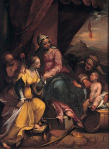 Il Matrimonio Mistico di Santa Caterina, 1590 da Denis Calvaert