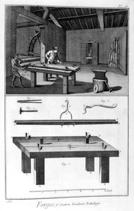 Una fucina, mulino per spaccare, 1751-1777