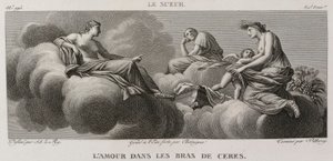 Denis-Sébastien Leroy, Antoine-Claude-François Villerey et Chataigner - Amore tra le braccia di Cerere, dopo Eustache Le Sueur - 1802-1815