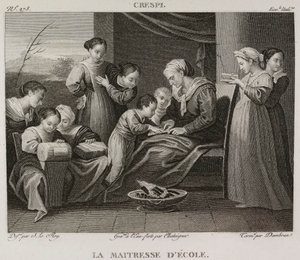 Denis-Sébastien Leroy, Chataigner e Dambrun - La maestra, dopo Giuseppe Crespi - 1802-1815