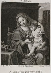 Denis-Sébastien Leroy, Chataigner e Henriquez - La Vergine e il Bambino Gesù, dopo Pierre Mignard - 1802-1815