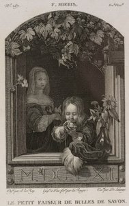 Denis-Sébastien Leroy, Lerouge e De Launay - Il piccolo fabbricante di bolle di sapone, dopo Frans van Mieris il Vecchio - 1802-1815 da Denis Sebastien Leroy