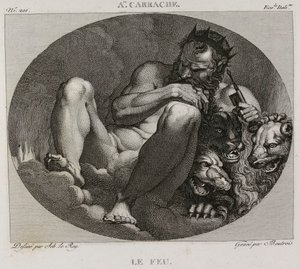 Denis-Sébastien Leroy et Boutrois - Fuoco, dopo Annibale Carrache - 1802-1815