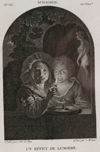 Denis-Sébastien Leroy et Mécou - Un effetto di luce, dopo Schalken - 1802-1815
