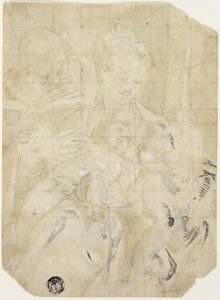 Sacra Famiglia con il piccolo San Giovanni Battista