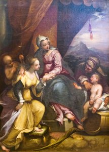 Il matrimonio mistico di Santa Caterina da Denys Calvaert or Calvart