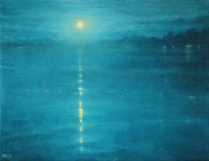 Luna sul canale, 2020 da Derek Hare